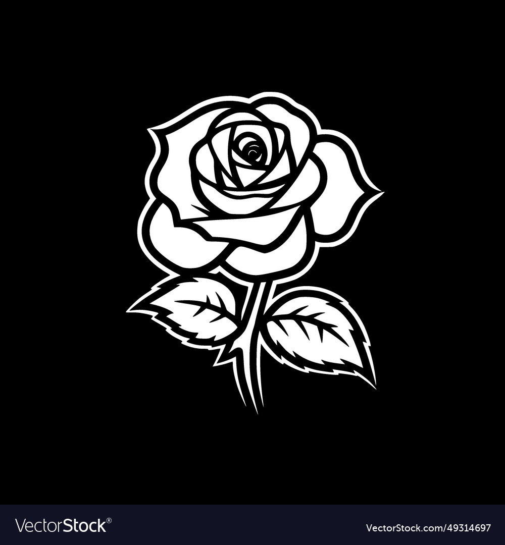Rose - high quality logo ideal for t-shirt