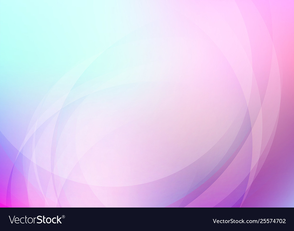 Abstract curved on blurred colors background Vector Image