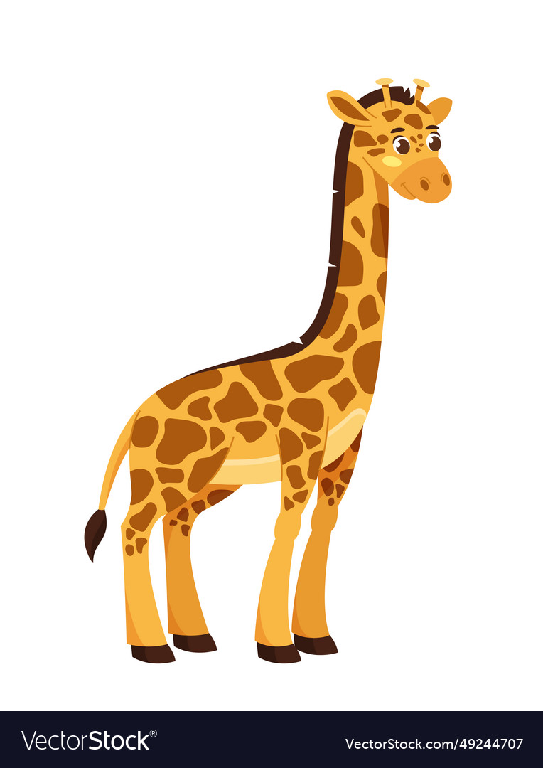 Cute giraffe character