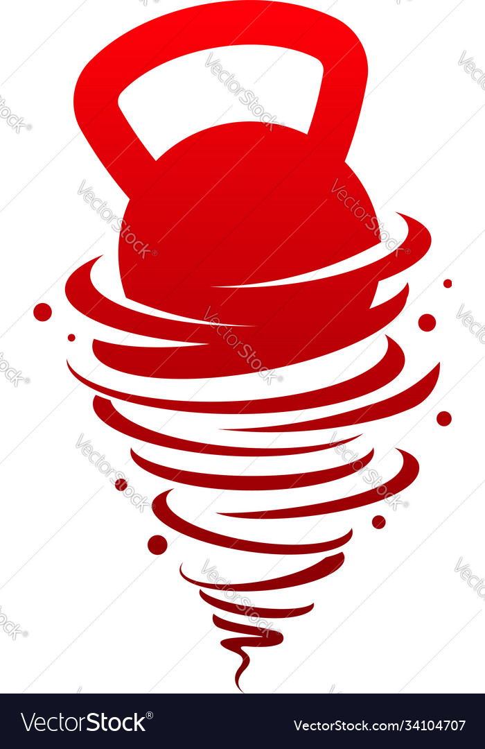 Gymnastic logo designs tornado gym template vector image Gymnastic logo designs tornado gym template