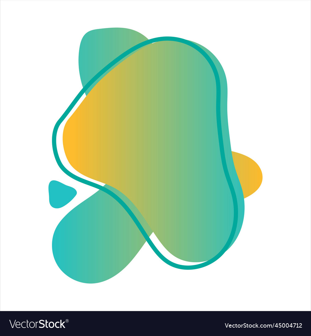 Blob Gradient für Vorlage vector image Blob Gradient für Vorlage