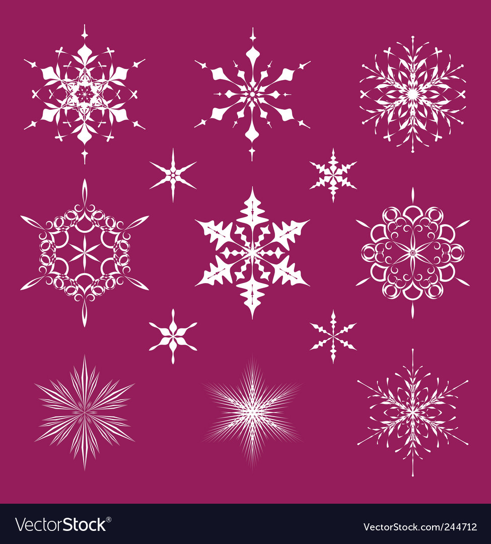 Snowflake set