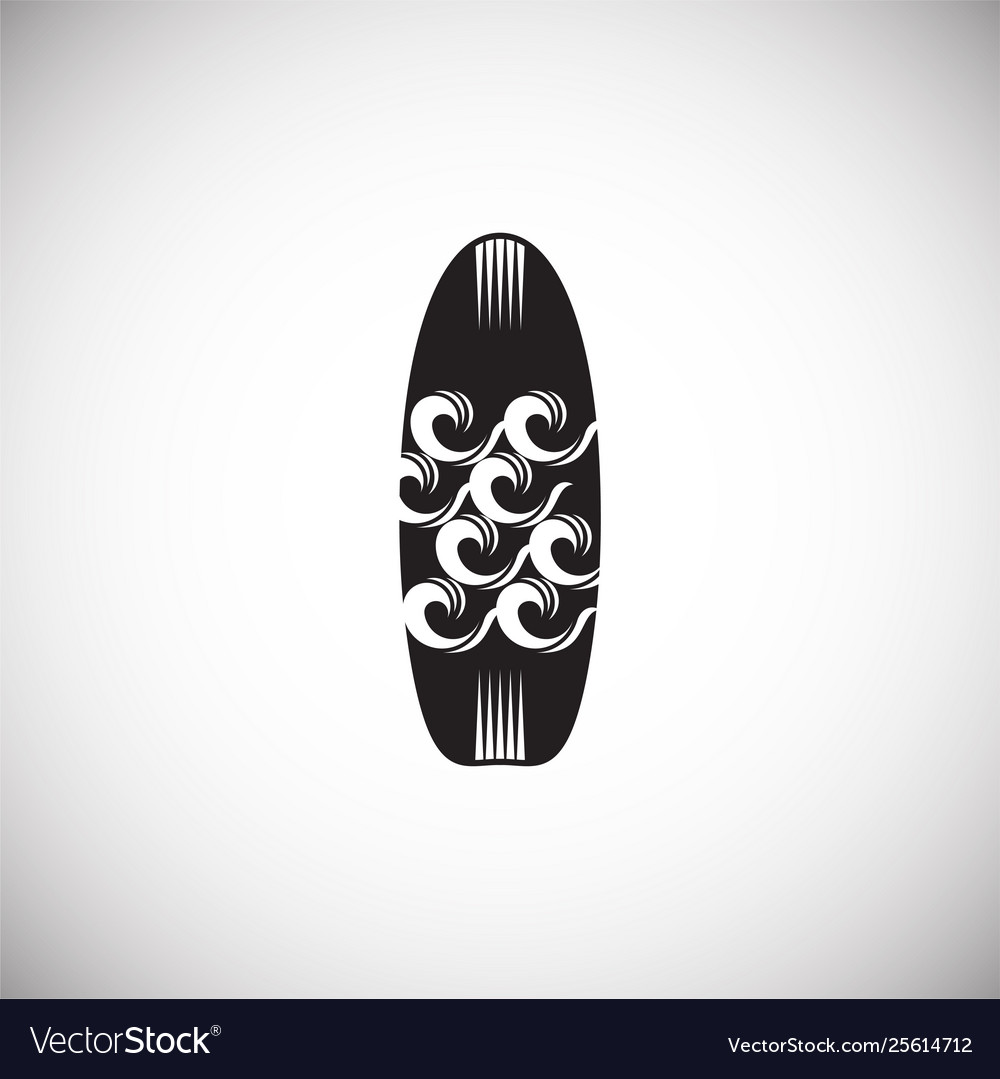 Surfboard icons on background for graphic and web vector image Surfboard icons on background for graphic and web