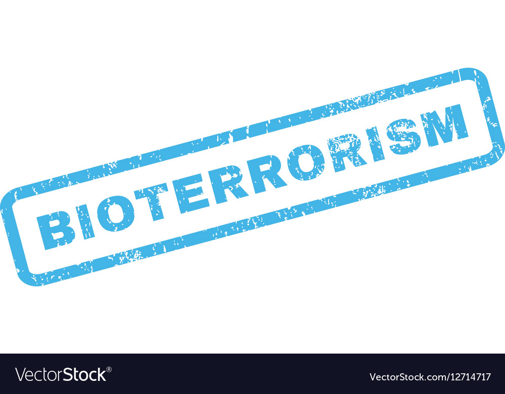 Bioterrorismus Gummistempel