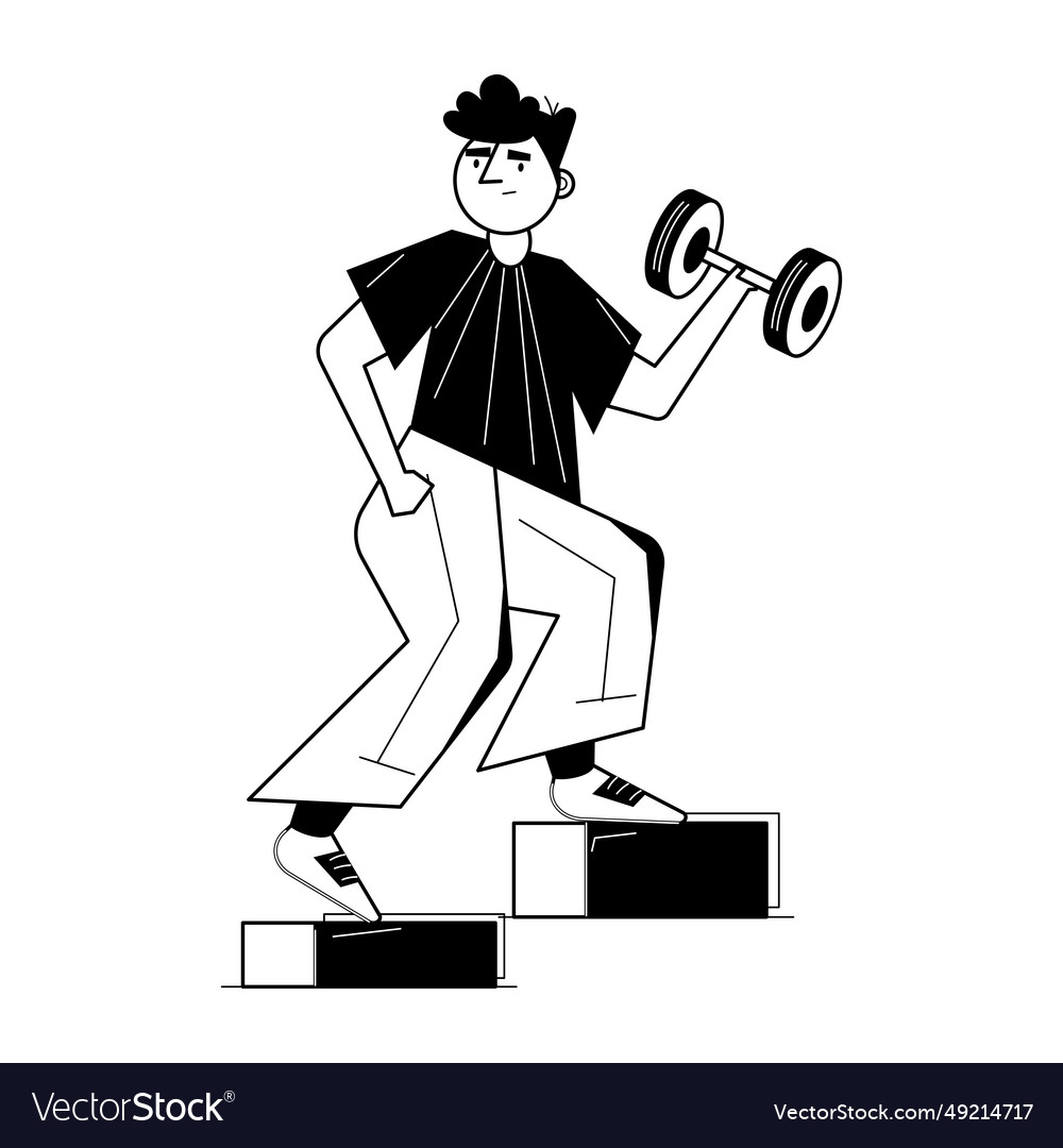 Exercise Royalty Free Vector Image - VectorStock