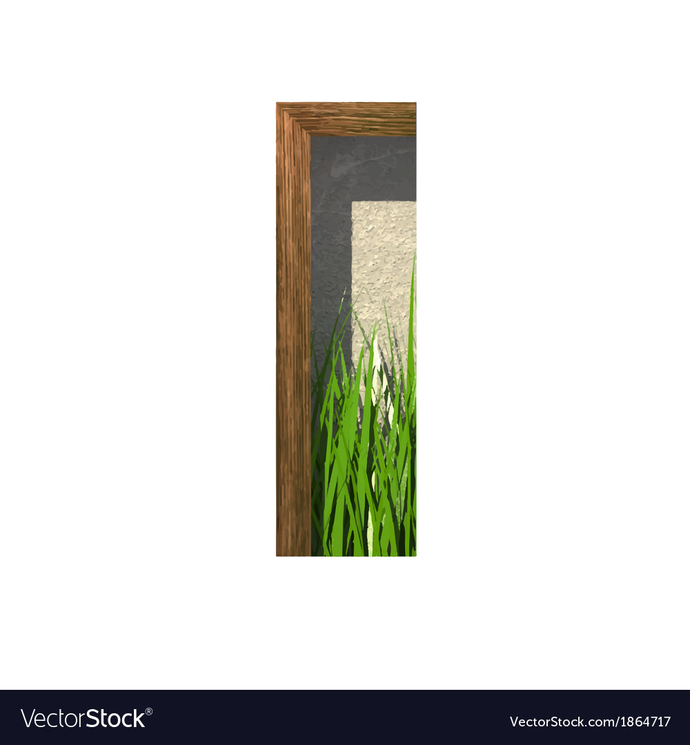 Grass cutted figure i paste to any background