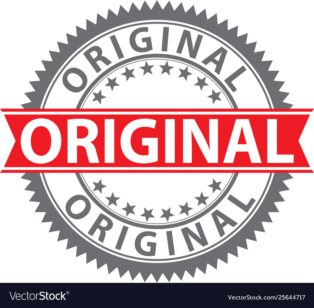 Original stamp Royalty Free Vector Image - VectorStock