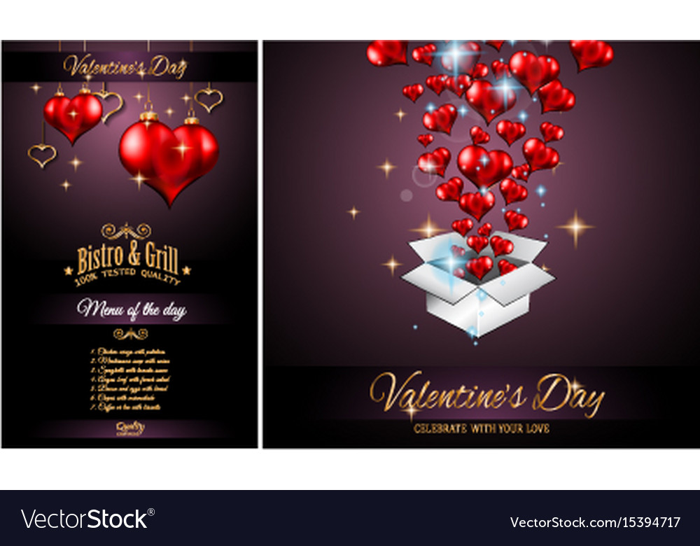 valentines day restaurant menu