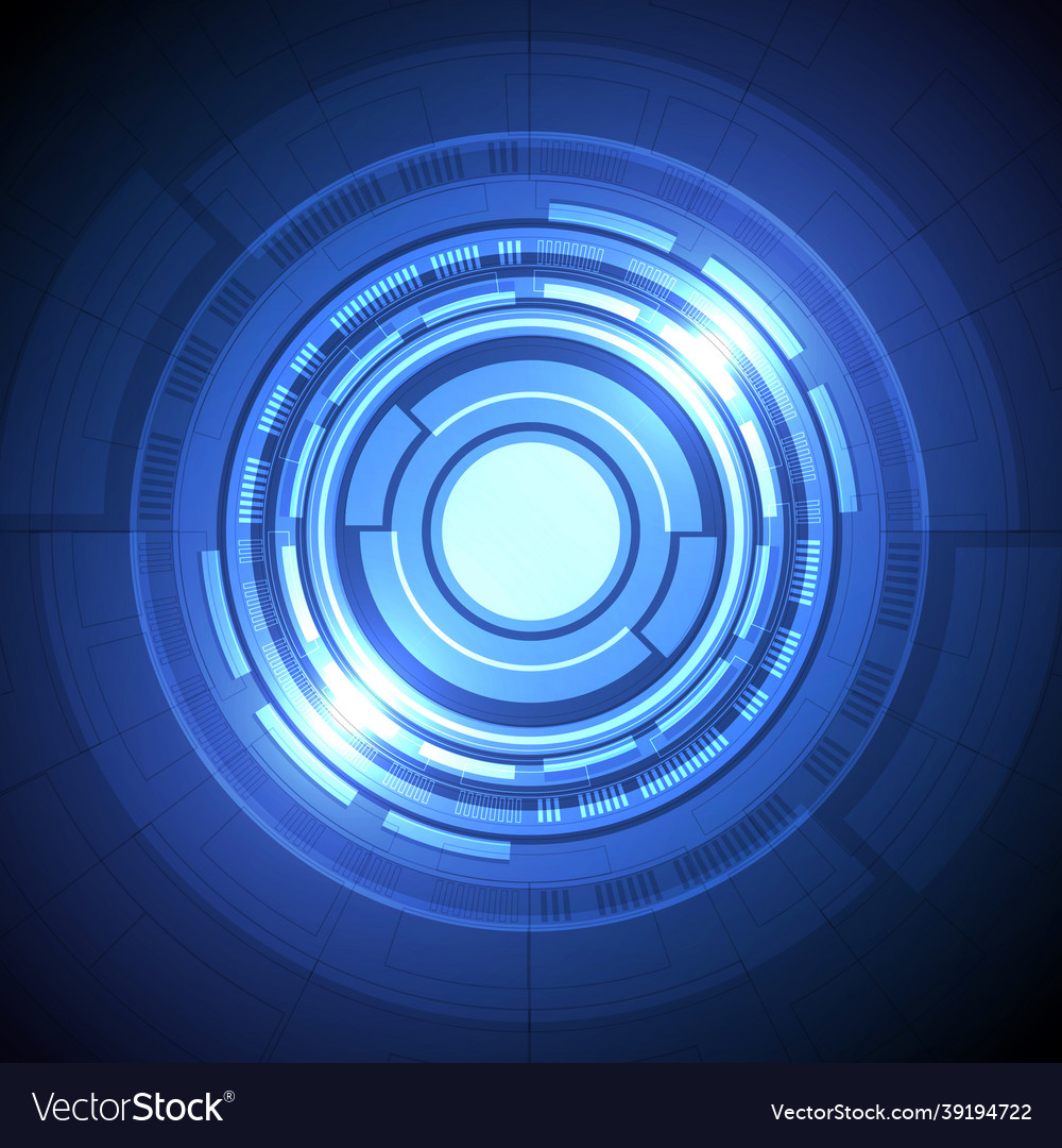 Abstract overlap circle digital background smart