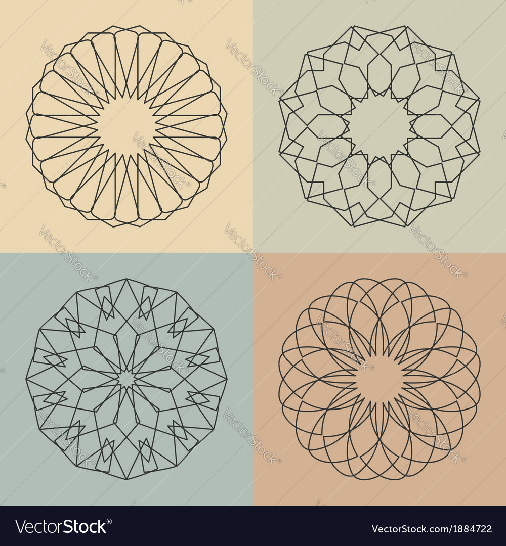 Guilloche elements