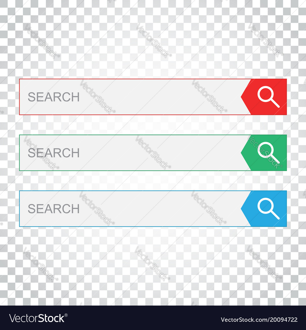 Search bar field set interface elements