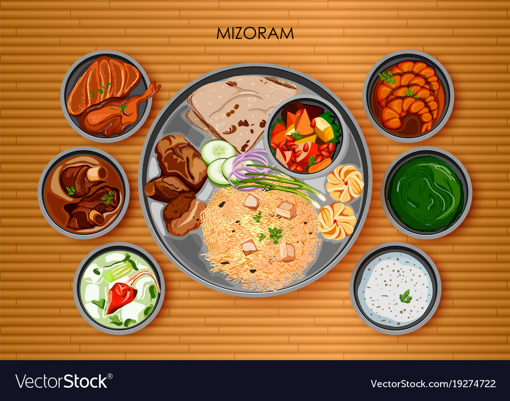 traditional mizorami cuisine and