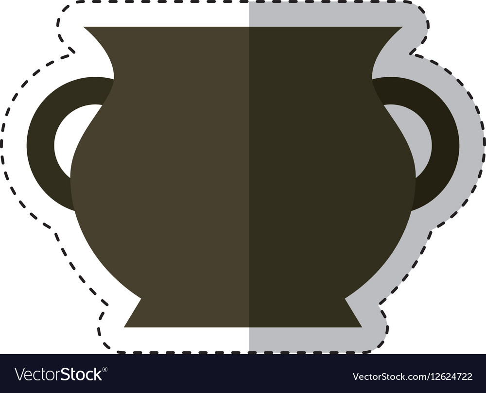 Treasure jar isolated icon