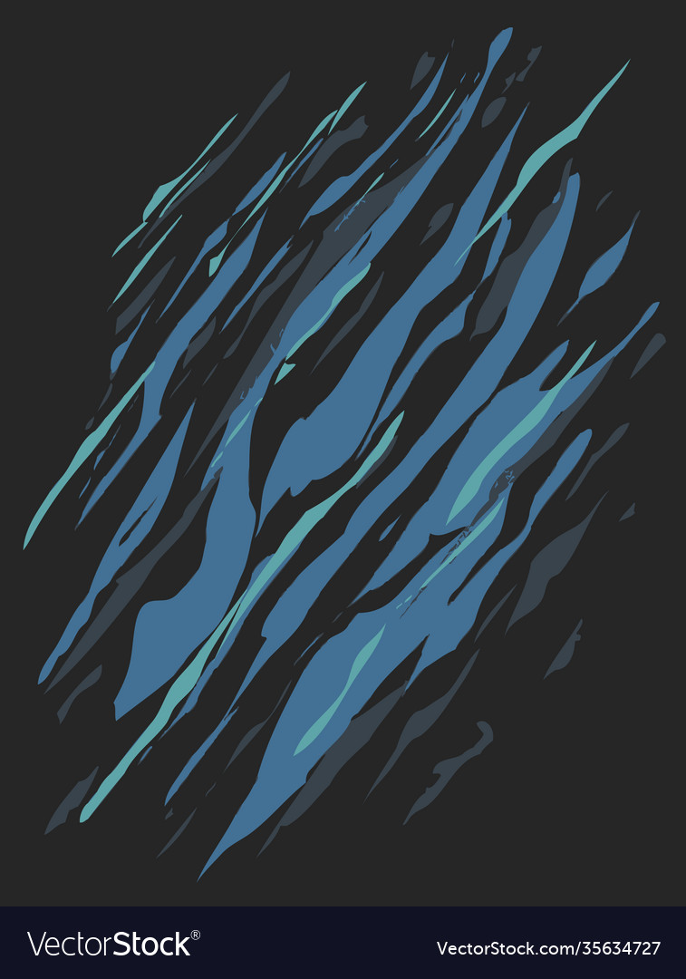 Abstract strokes with harmonious color
