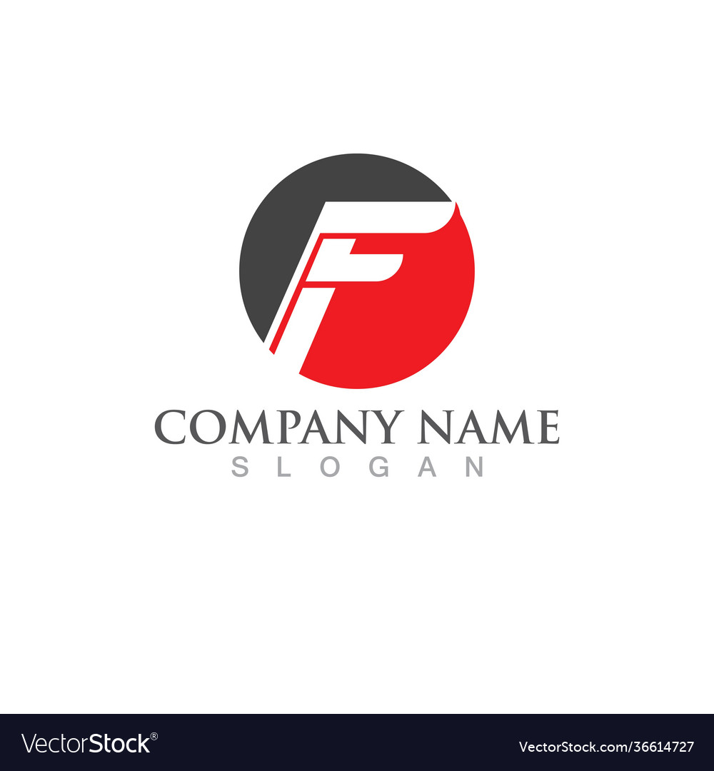 F Letter Icon Royalty Free Vector Image - Vectorstock