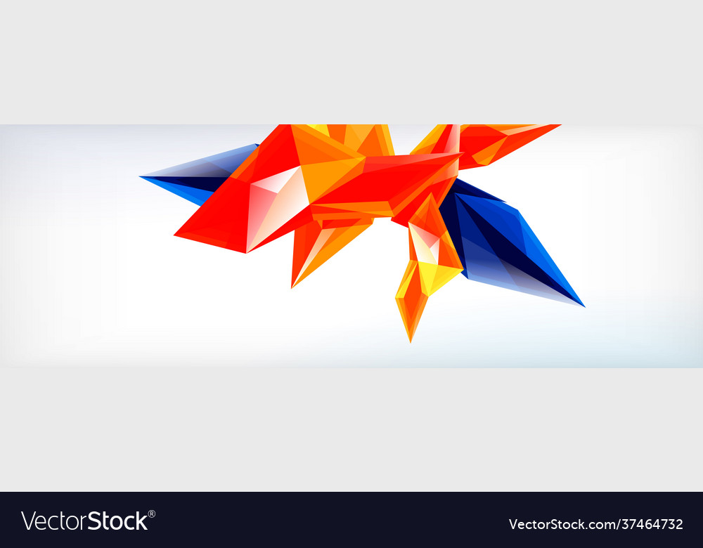 3d triangles and pyramids abstract vector image 3d triangles and pyramids abstract