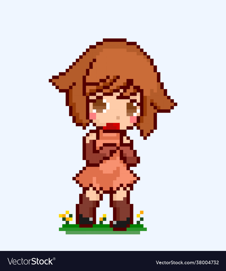 Free Anime Girl Pixel Art Photos and Vectors