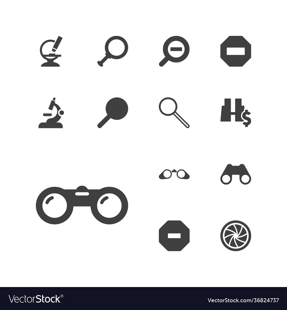 13 zoom icons