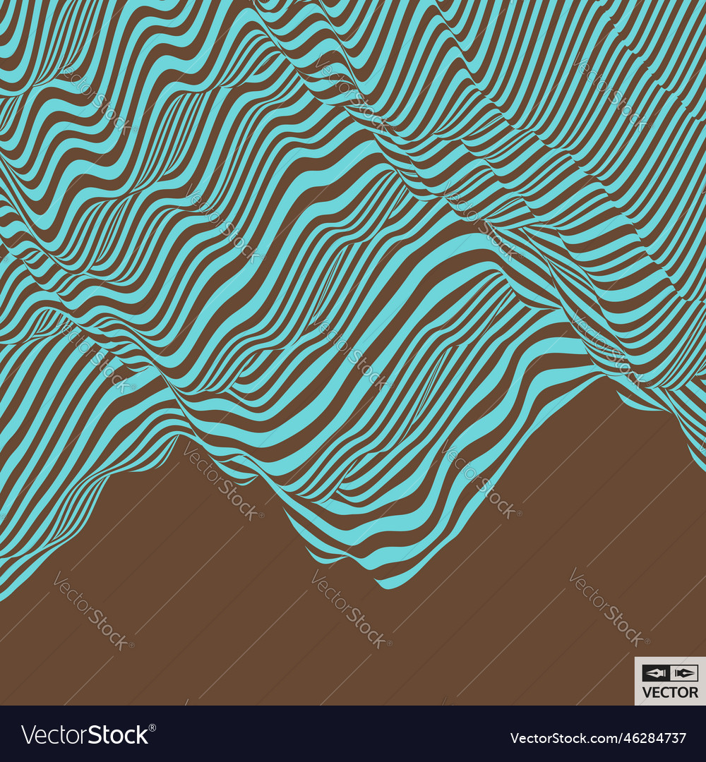 Abstract 3d geometrical background pattern vector image Abstract 3d geometrical background pattern