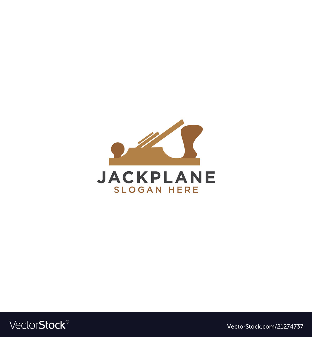 jack plane logo design template royalty free vector image plane logo design