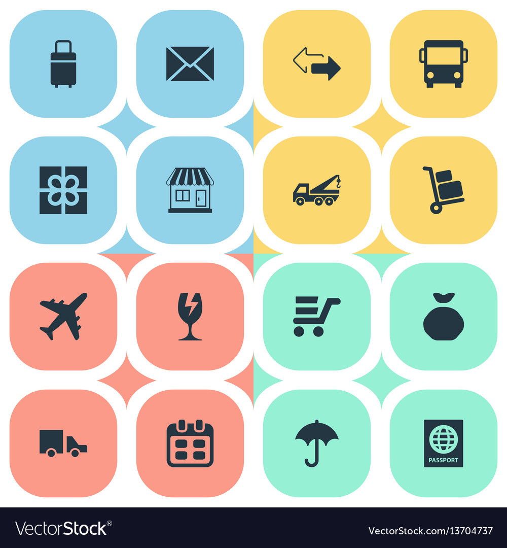 Set of simple surrender icons