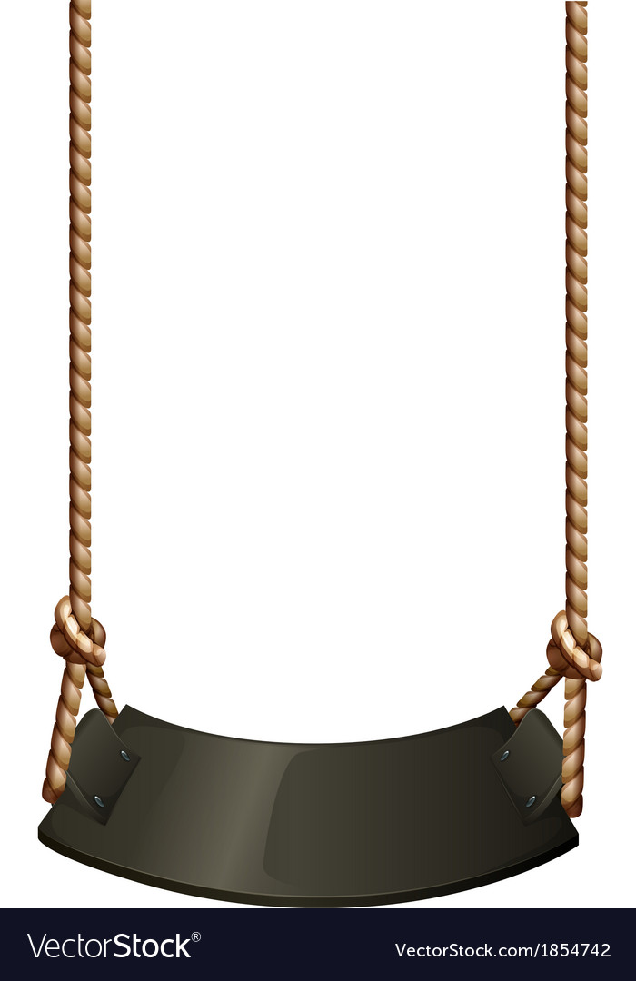 A Swing Royalty Free Vector Image Vectorstock