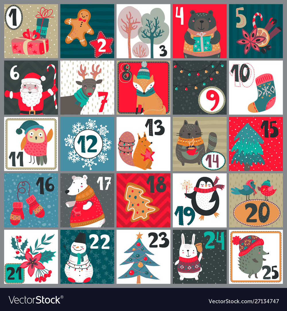 Cute christmas advent calendars clearance
