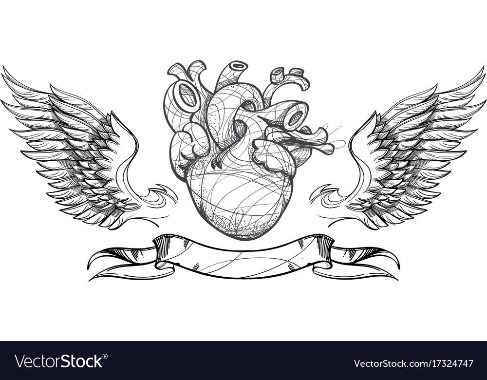 Heart Wings Tattoos Best Tattoo Ideas