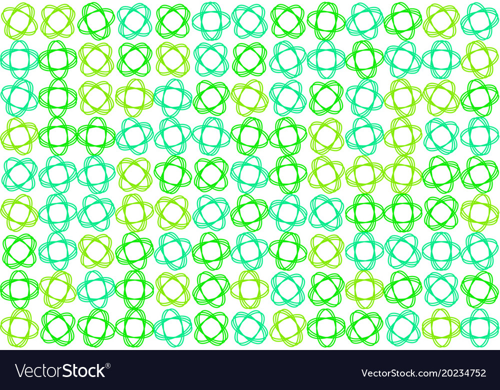 Abstract colored oval mixed shape pattern art Vector Image