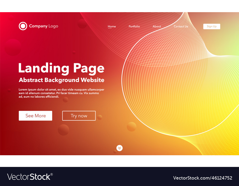Abstract Wave Gradient Background