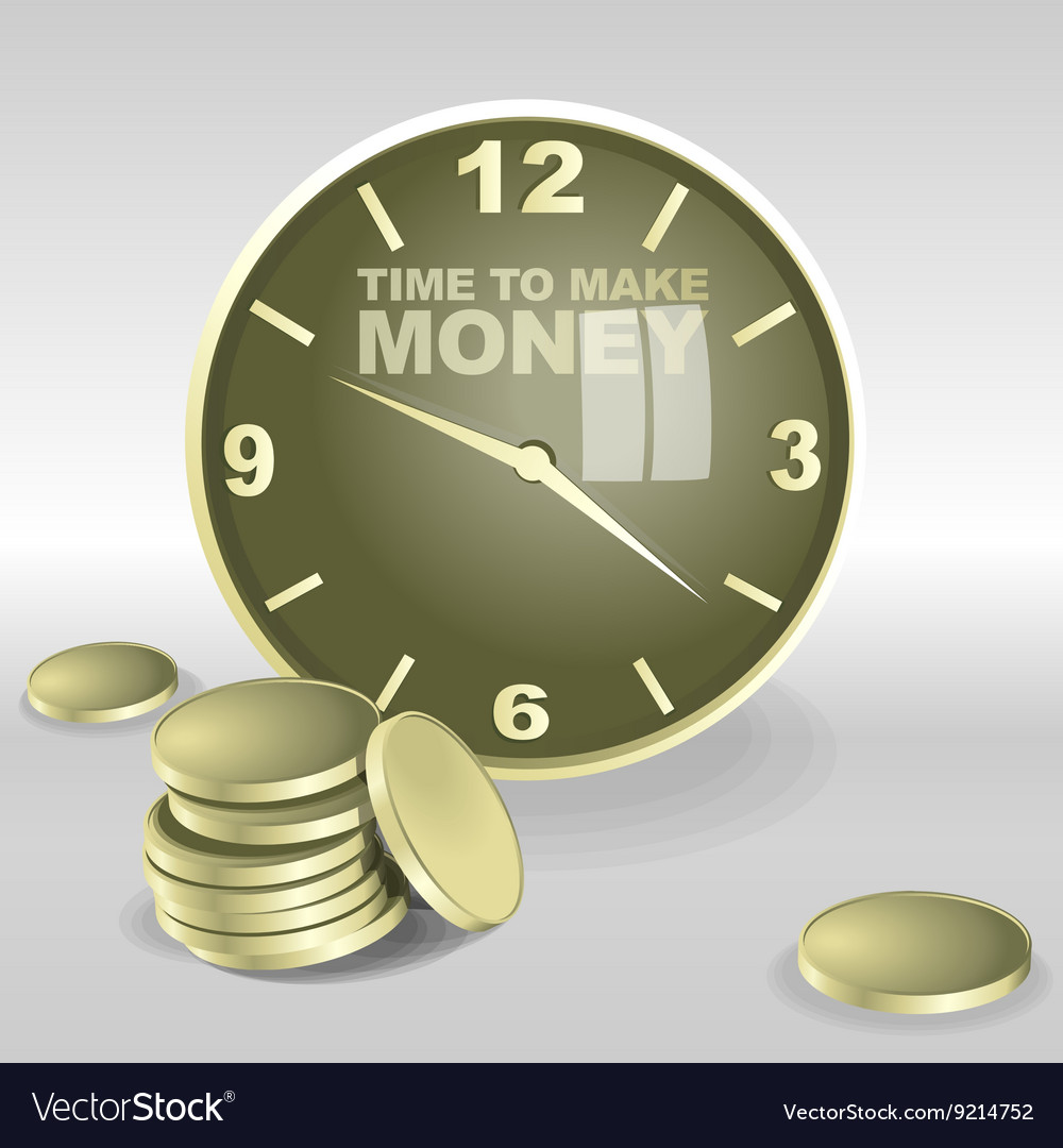 Big 3d clock with time to make money