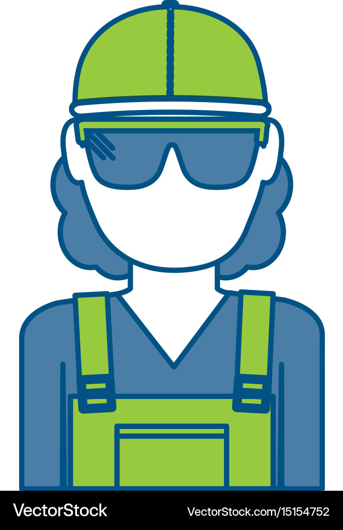 Construction worker icon Royalty Free Vector Image