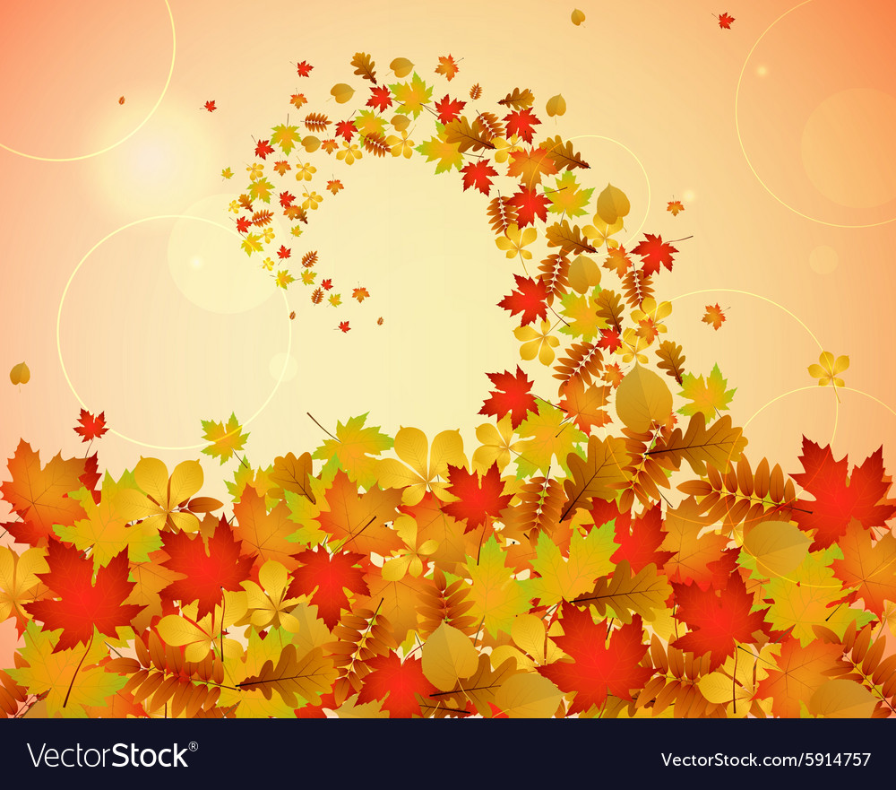 Abstract autumnal background