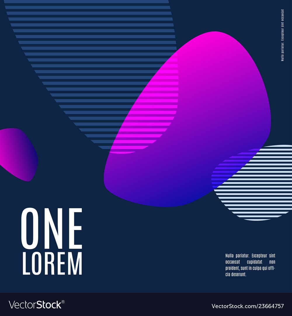 Abstract design colourful elements vector image Abstract design colourful elements