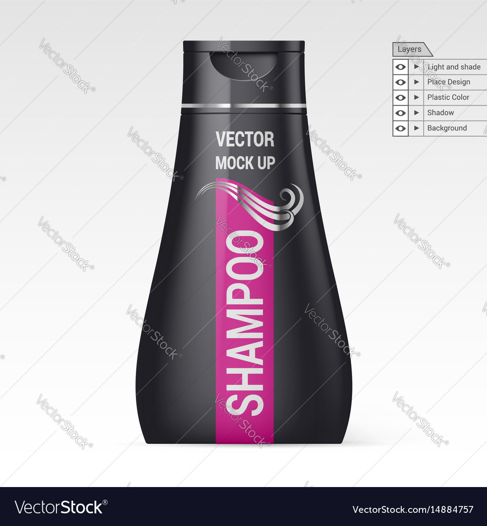 Plastic bottle shampoo