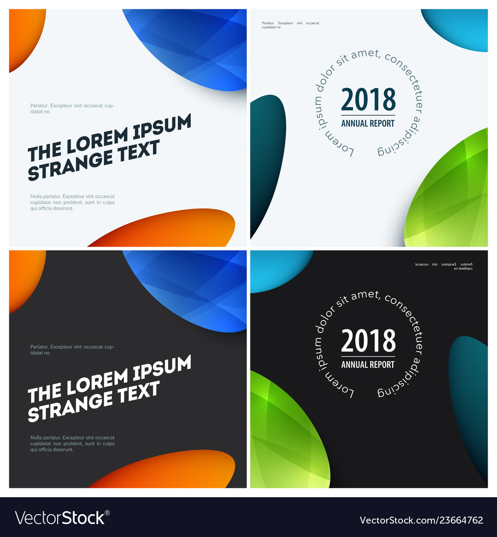 Abstract design colourful elements vector image Abstract design colourful elements