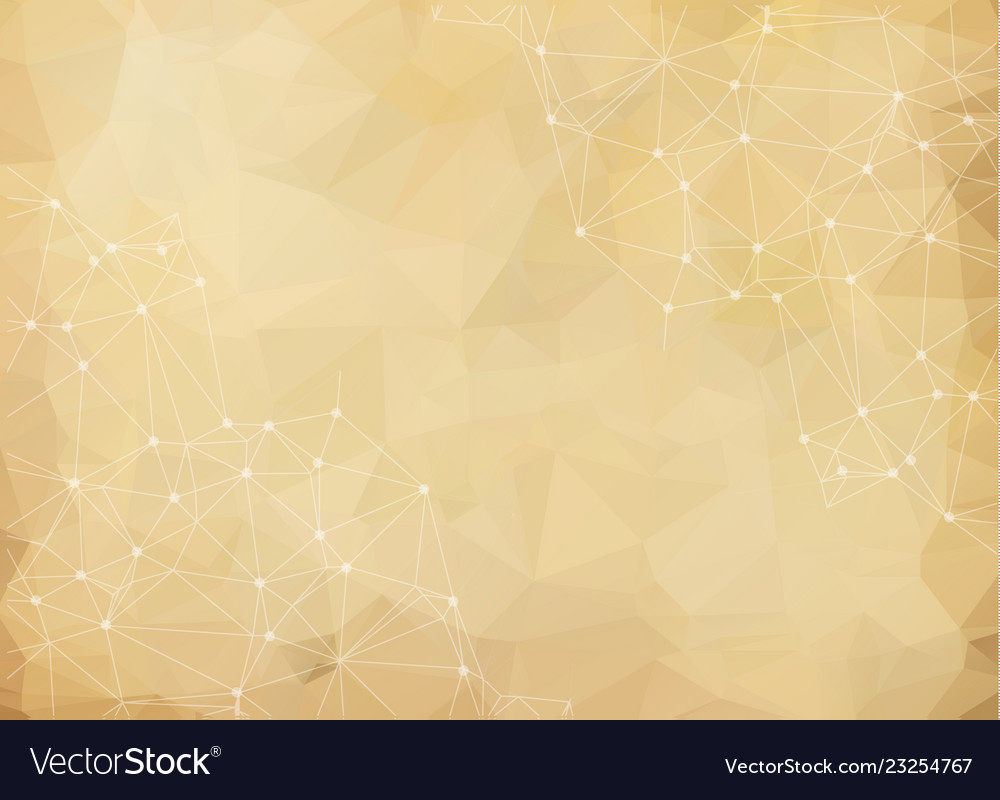 Abstract polygonal brown background triangular vector image Abstract polygonal brown background triangular