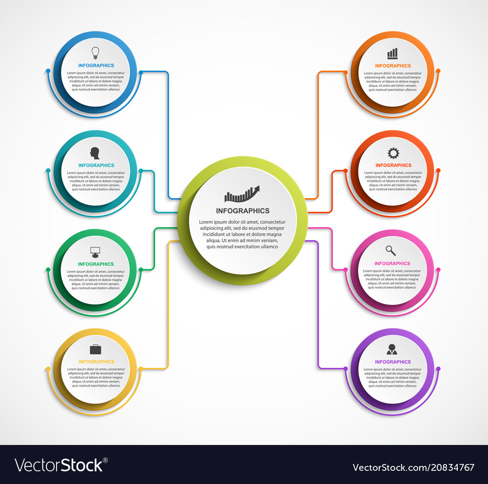 Organization Chart Template Vector