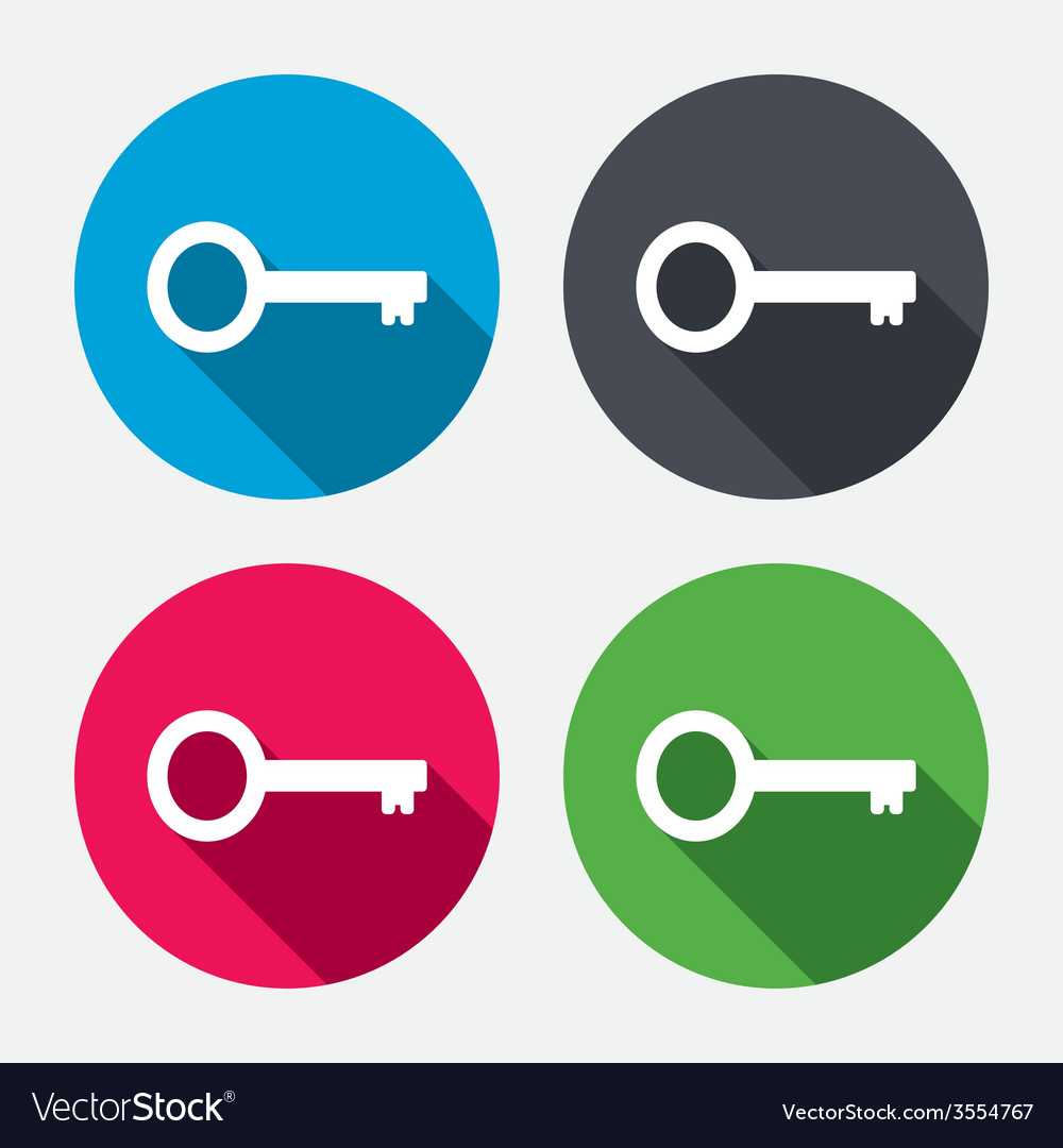 Key sign icon unlock tool symbol