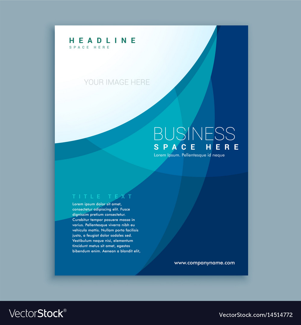 Blue Business Flyer Brochure Template