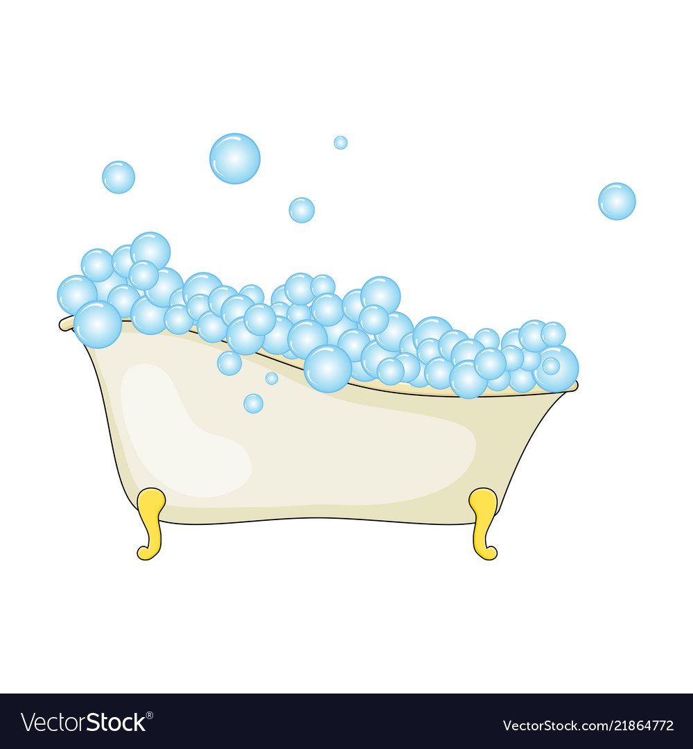 Bubble Bath Cartoon Image