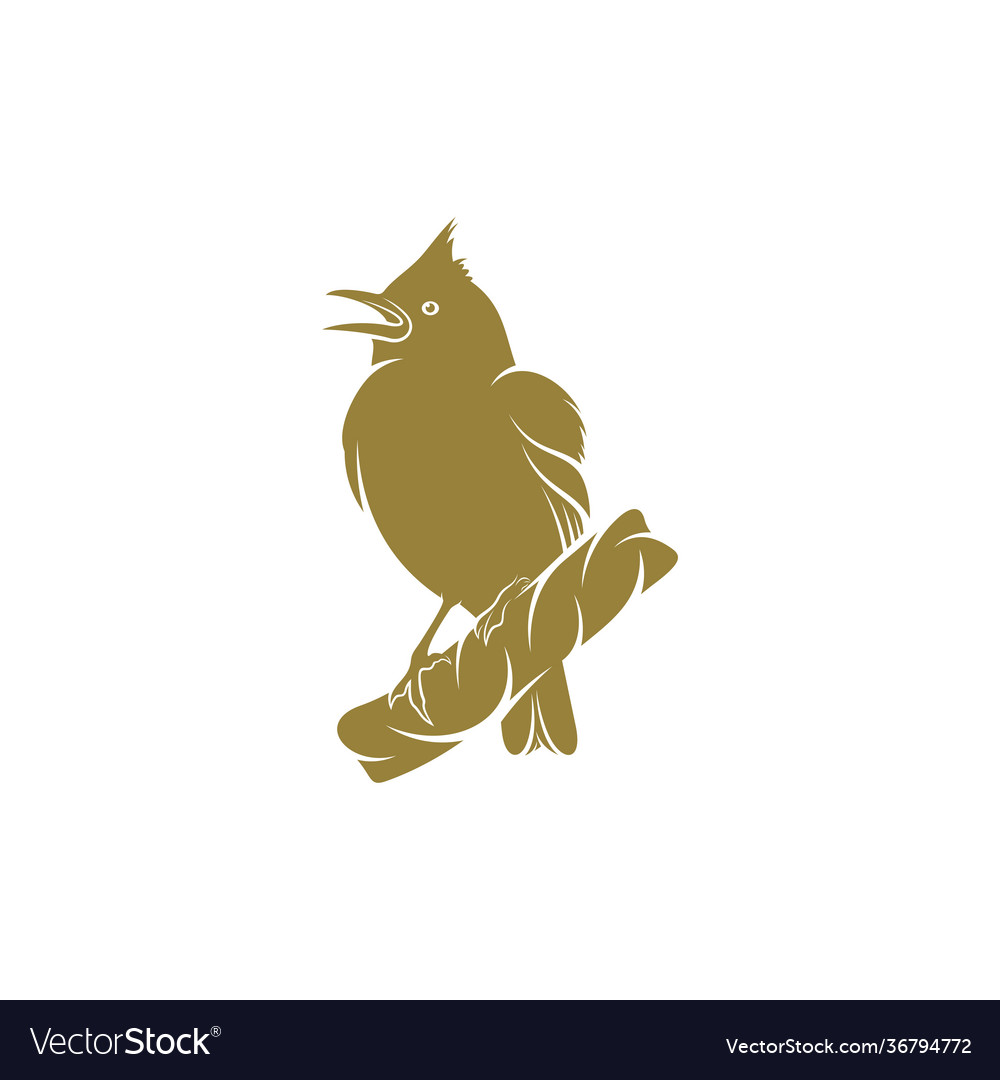 Lark bird design creative logo