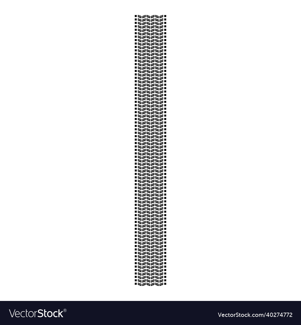 Print wheel winding trace of tyres track icon