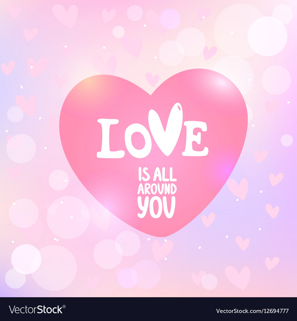 Heart with an inscription Royalty Free Vector Image