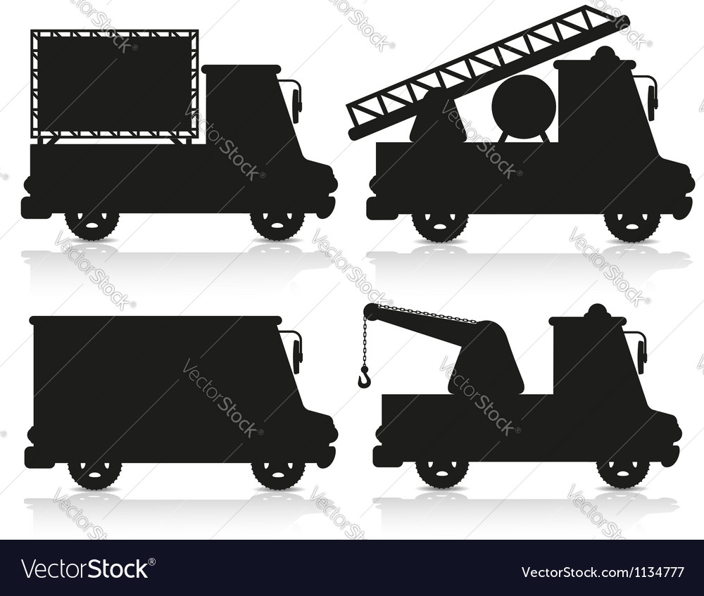 Transport Fahrzeug-Icon-Set