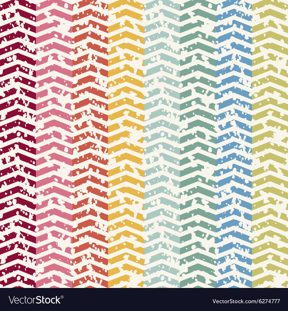 Zigzag chevron pattern