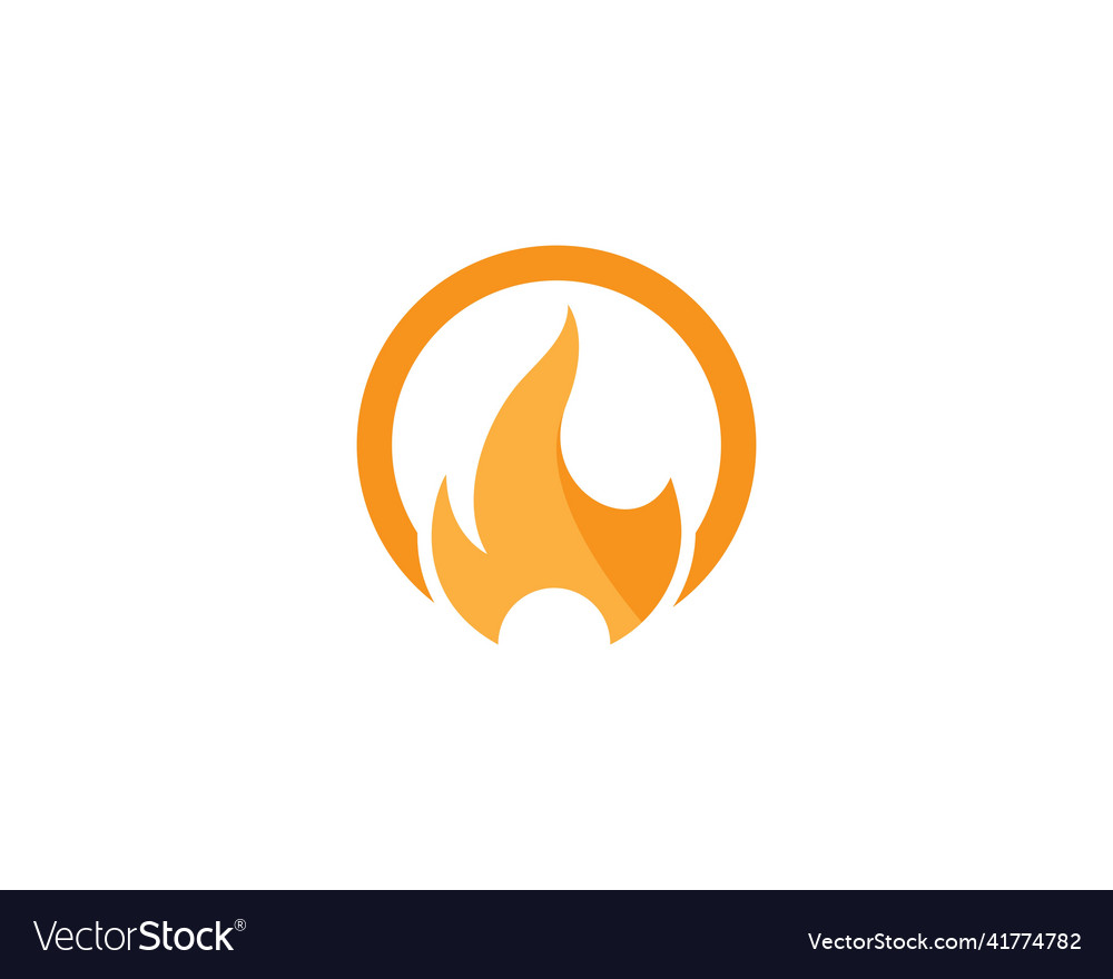 Fire flame Royalty Free Vector Image - VectorStock