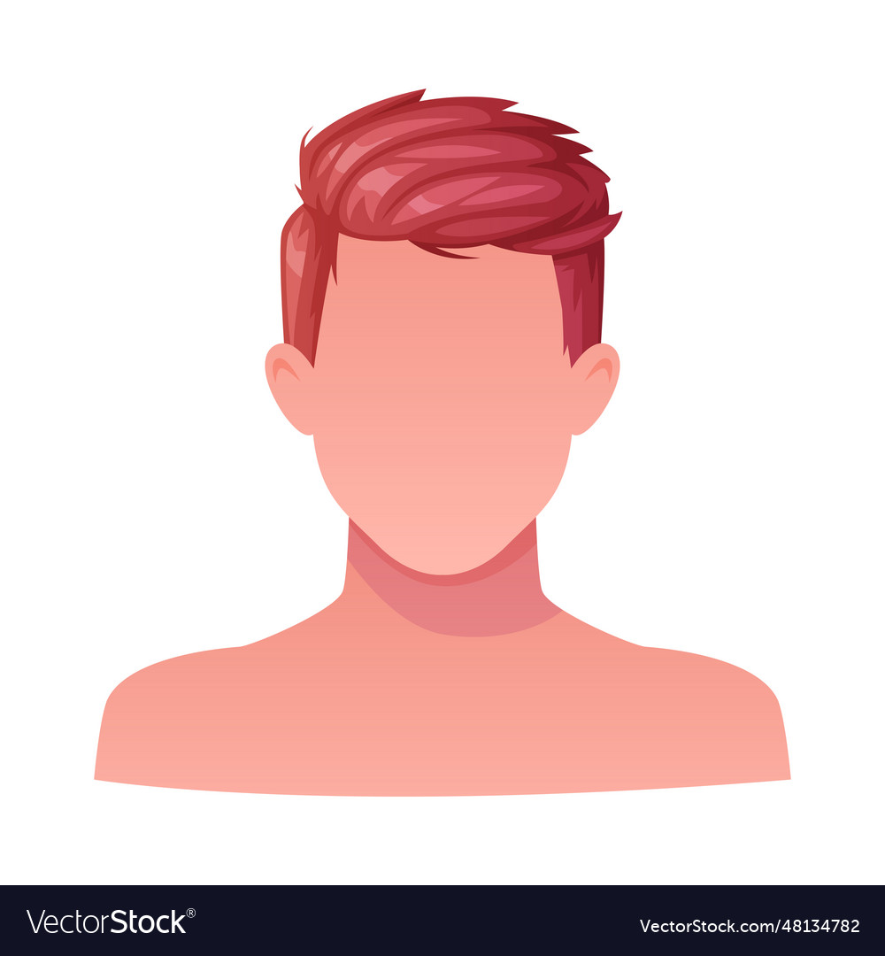 Man hairstyle with short brown hair fringe up type