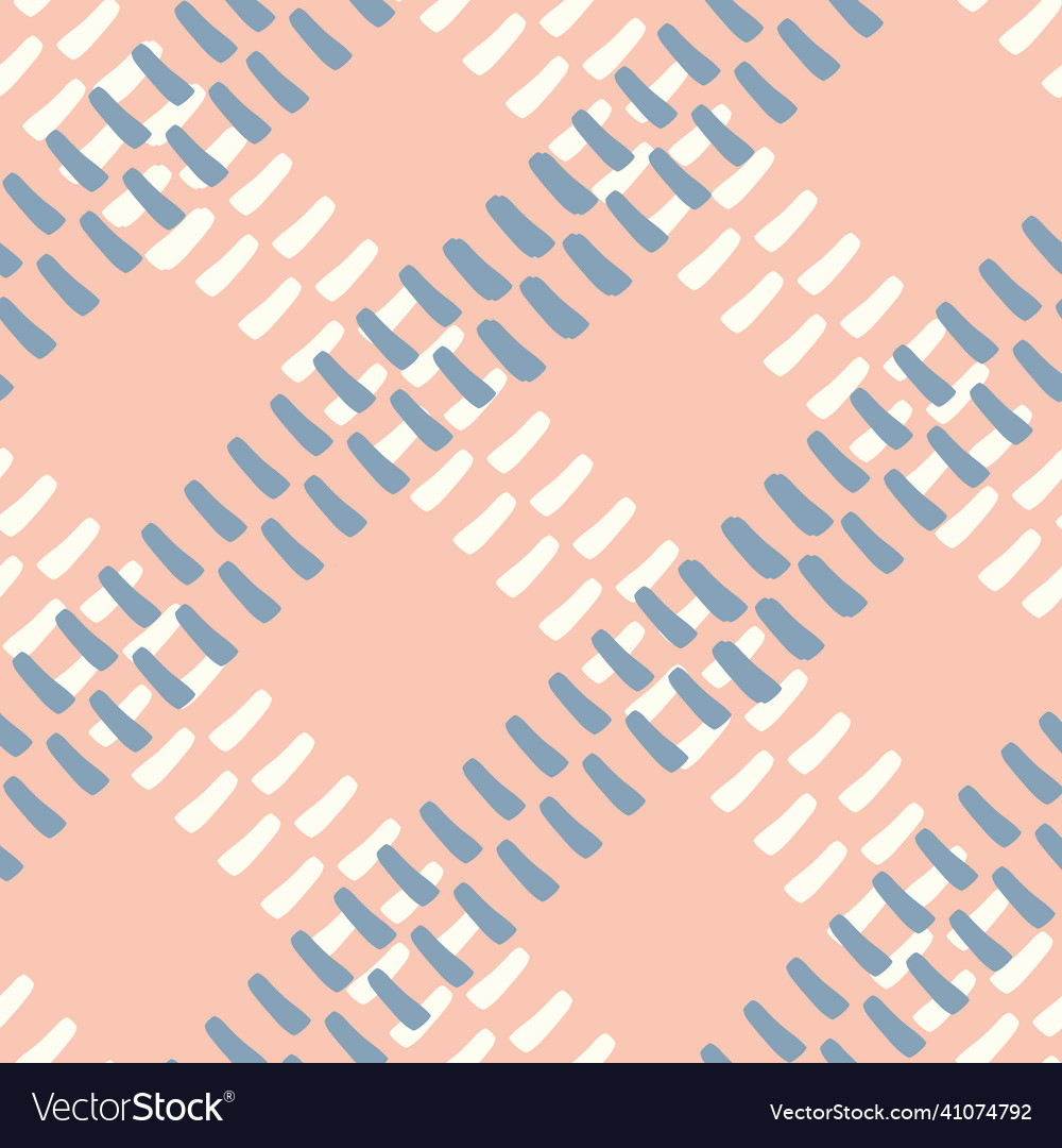 Abstract stitch style weave pattern vector image Abstract stitch style weave pattern