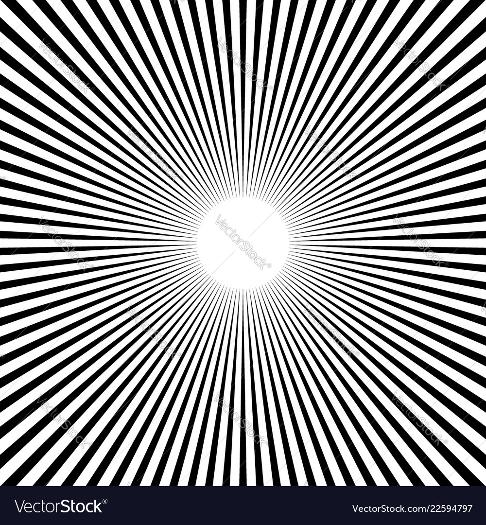 Circular stripes lines geometric pattern vector image Circular stripes lines geometric pattern